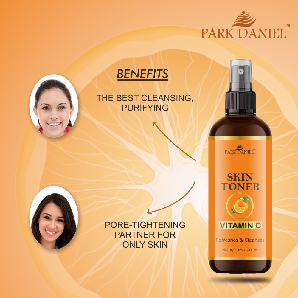 Park Daniel Vitamin C & Honey Skin Toner Combo Pack Of 2 Bottles Of 100ml (200ml)