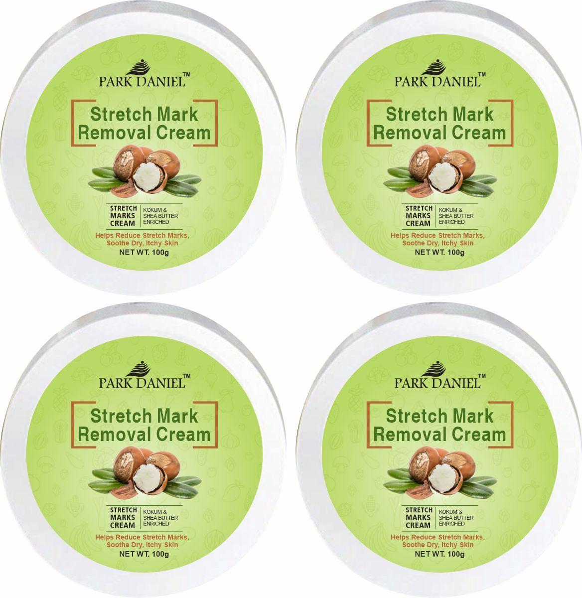 Park Daniel Stretch Marks Removal During Pregancy | Weight Loss Skin Toining Pack of 4 of (100 grams)