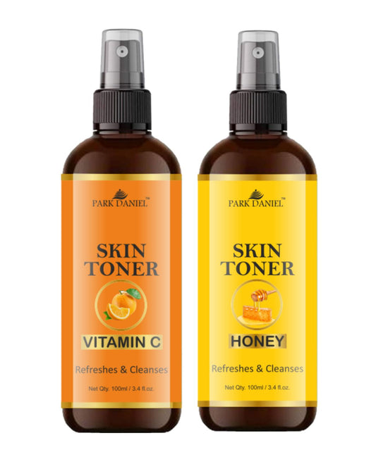 Park Daniel Vitamin C & Honey Skin Toner Combo Pack Of 2 Bottles Of 100ml (200ml)