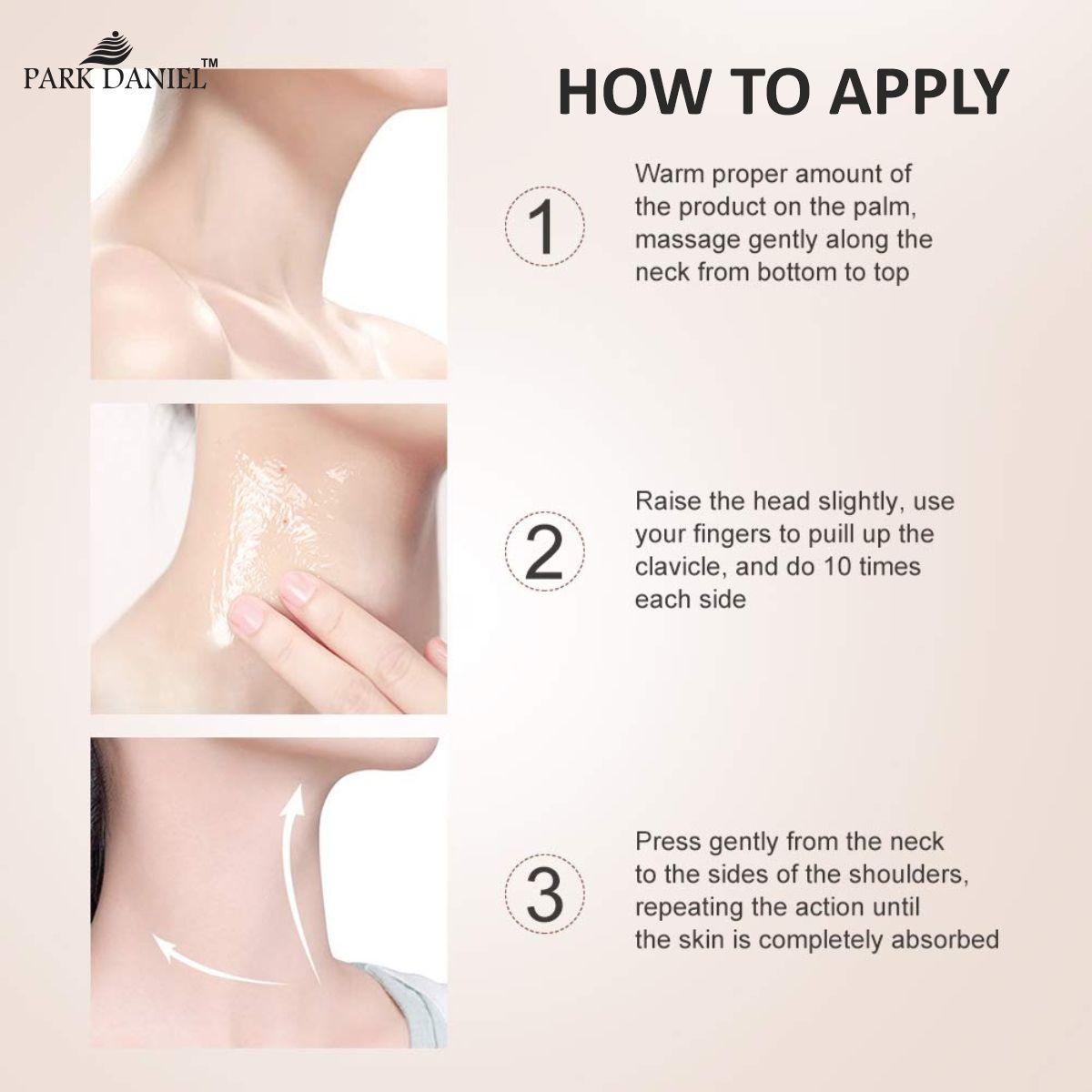 Park Daniel Neck and Back Whitening Cream - Dead Skin Cells Repair | Tan Removal Pack Pack of 4 of (100 grams)